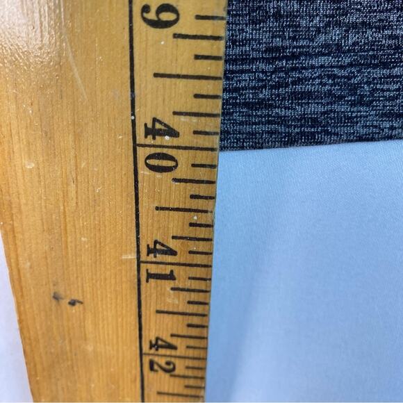 Athleta Women’s Faux Wrap Dress Outdoor Active Athleisure Pockets Large Silver - Picture 9 of 9